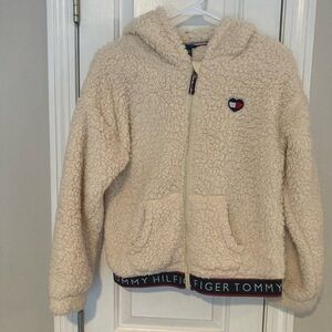 Tommy Hilfiger Beige Sherpa Jacket
